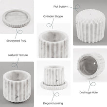 Load image into Gallery viewer, planter, indoor planter, marble planter