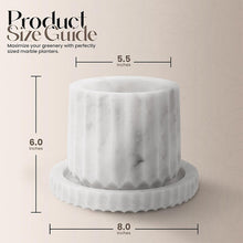 Load image into Gallery viewer, planter, indoor planter, marble planter
