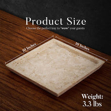 Load image into Gallery viewer, tray set, marble serving tray, bathroom tray, coffee table tray, decorative tray