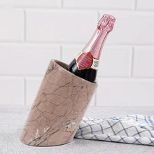 Load image into Gallery viewer, Marble Crossed Wine Chiller