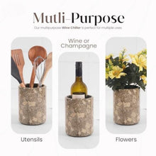 Load image into Gallery viewer, wine chiller, wine chiller, marble wine cooler