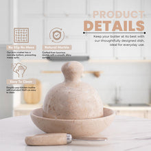 Load image into Gallery viewer, Stylish Marble Butter Dish
