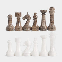 Load image into Gallery viewer, Chess Figures - Oceanic &amp; White
