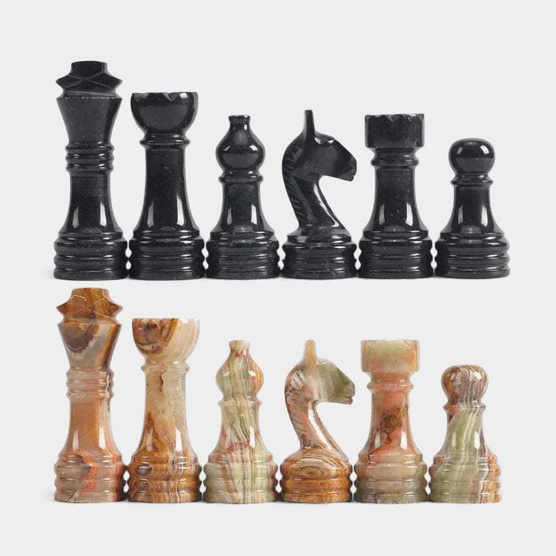 Chess Figures - Black & Green