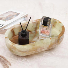 Load image into Gallery viewer, Marble Oval Bowl With Stand
