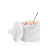 Load image into Gallery viewer, Marble Single Salt Cellar With Spoon
