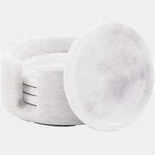 Load image into Gallery viewer, Round Coaster Set With Holder - Set of 4
