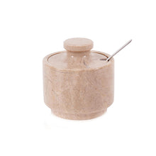 Load image into Gallery viewer, Marble Single Salt Cellar With Spoon

