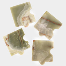 Load image into Gallery viewer, Marble Puzzle Coaster Set of 4

