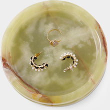 Load image into Gallery viewer, Marble Round Jewelry Tray
