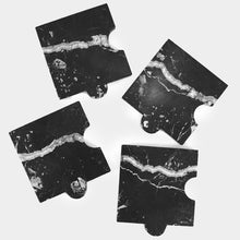 Load image into Gallery viewer, Marble Puzzle Coaster Set of 4
