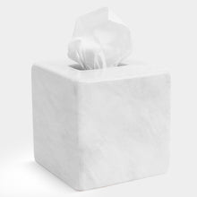 Load image into Gallery viewer, Marble Tissue Box Holder - Square
