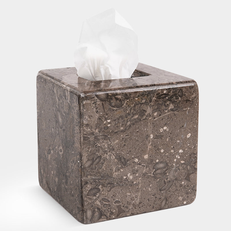 Marble Tissue Box Holder - Square
