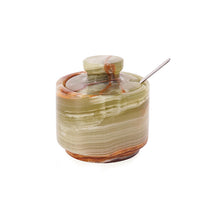 Load image into Gallery viewer, Marble Single Salt Cellar With Spoon

