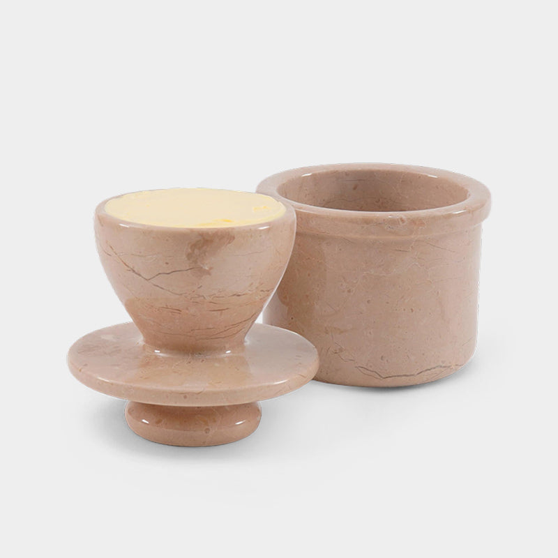 Marble Butter Crock