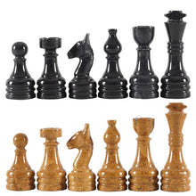 Load image into Gallery viewer, Chess Figures - Black &amp; Golden
