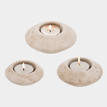 Load image into Gallery viewer, Marble Tea Light Candle Holder Set of 3
