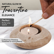 Load image into Gallery viewer, Marble Tea Light Candle Holder Set of 3
