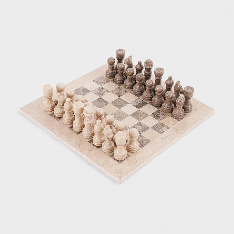 30cm Chess Set With Storage Box - Verona & Oceanic