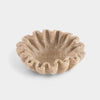 Ruffle Fruit Bowl (Travertine)