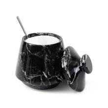 Load image into Gallery viewer, Marble Big Tumbler Salt Cellar
