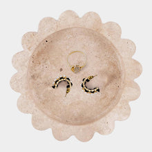 Load image into Gallery viewer, Round Jewellery Tray - Cloud Design
