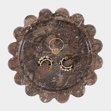 Load image into Gallery viewer, Round Jewellery Tray - Cloud Design
