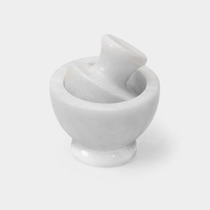 Large Marble Mortar & Pestle Set