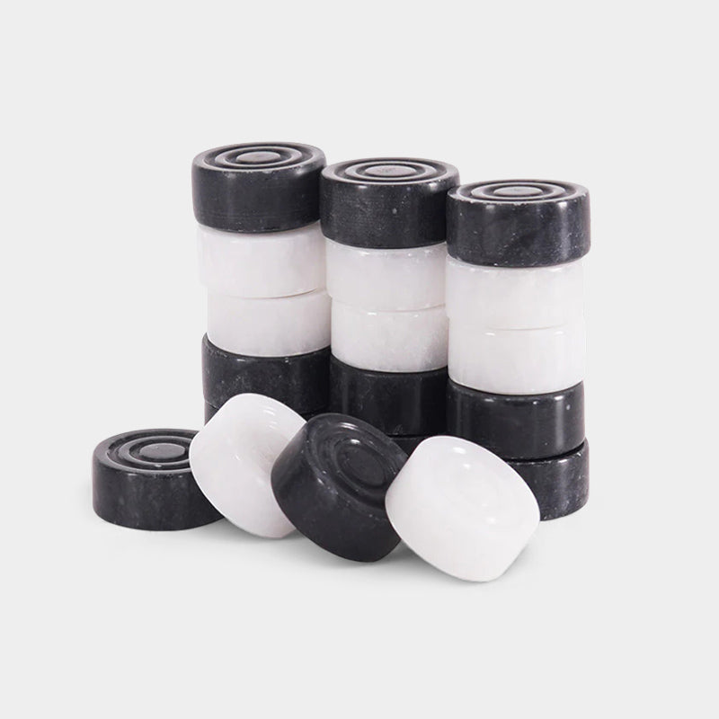 Checkers Figures - White & Black