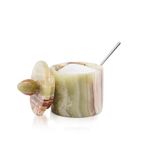 Load image into Gallery viewer, Marble Single Salt Cellar With Spoon

