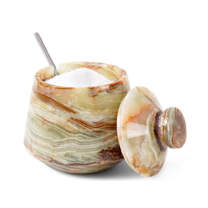 Marble Big Tumbler Salt Cellar