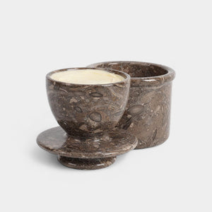 Marble Butter Crock