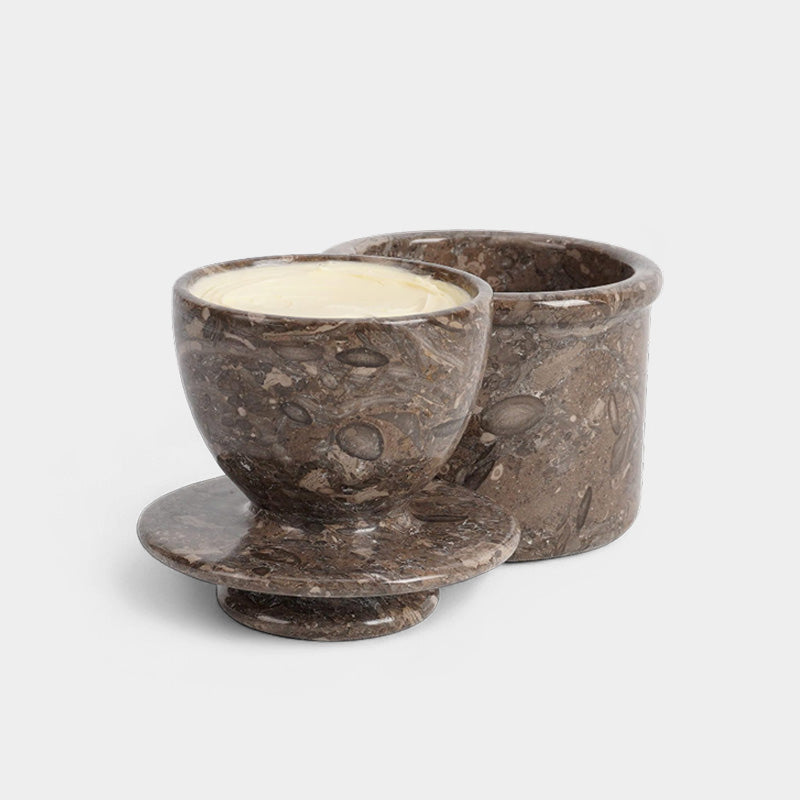Marble Butter Crock