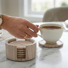 Load image into Gallery viewer, Marble Coaster Set with Holder
