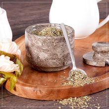 Load image into Gallery viewer, Marble Single Salt Cellar With Spoon
