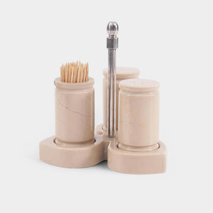 Salt and Pepper With Tray
