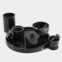 Load image into Gallery viewer, Marble Splendor Round Vanity Tray with Accessories
