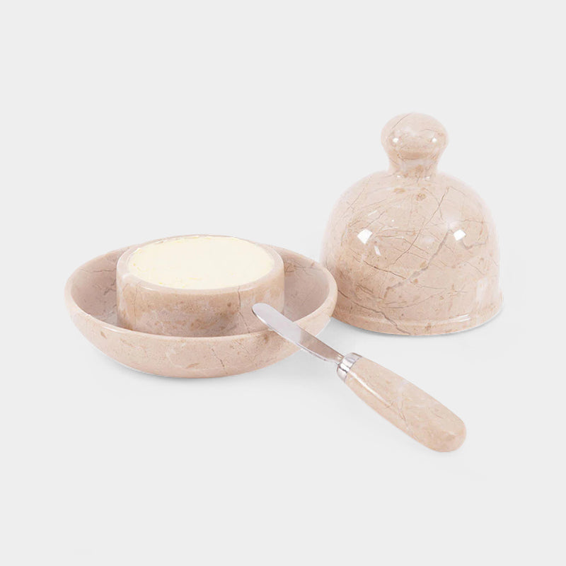 Stylish Marble Butter Dish