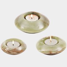 Load image into Gallery viewer, Marble Tea Light Candle Holder Set of 3

