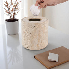 Load image into Gallery viewer, Round Trash Can With Cap
