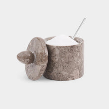 Load image into Gallery viewer, Marble Single Salt Cellar With Spoon
