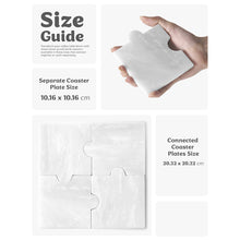 Load image into Gallery viewer, Marble Puzzle Coaster Set of 4
