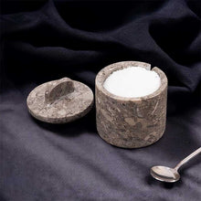 Load image into Gallery viewer, Marble Single Salt Cellar With Spoon
