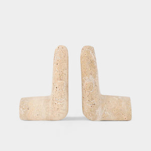 Set of 2 hand bookends