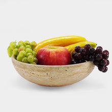 Load image into Gallery viewer, Travertine Fruit Bowl
