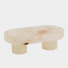 Load image into Gallery viewer, Marble Oval Tray with Stand
