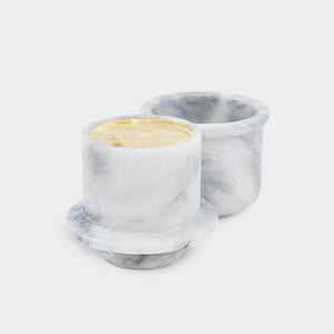 Marble Butter Crock