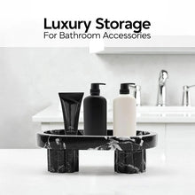 Load image into Gallery viewer, Marble Oval Tray with Stand
