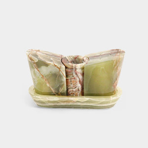 Salt and Pepper With Tray