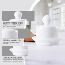 Load image into Gallery viewer, Marble Mini Butter Dish
